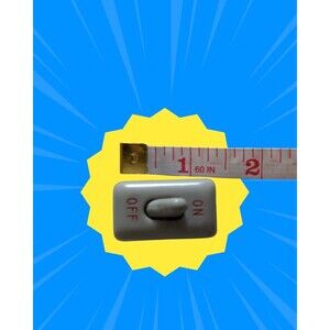 Appliance Range Switch  Gray Toggle On Off 115VAC 230VAC Light Oven Snap In